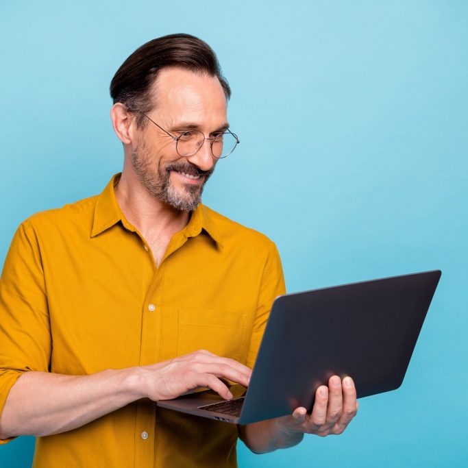 Man on Laptop